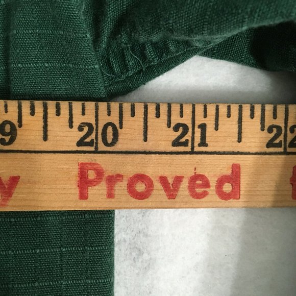 #66 Cabela's Outdoor Hiking Men's Green Button Down Long Sleeves Fishing Shirt - Picture 5 of 9